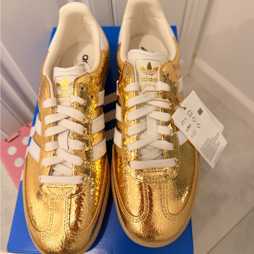 Adidas Samba OG Metallic Gold Sneakers